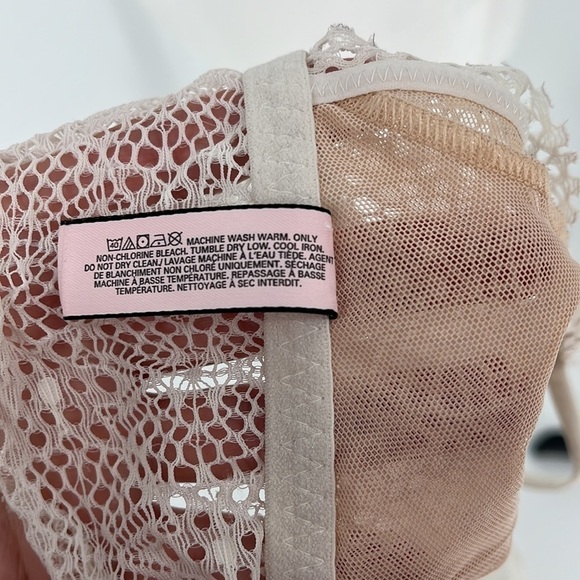 Victoria’s Secret Lace Bralette Cream and White Size Large - Picture 9 of 10
